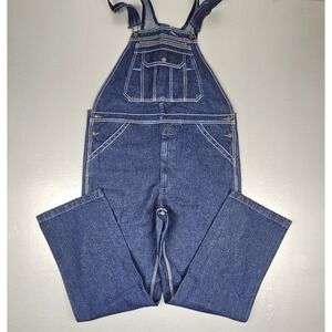 Yellowstone Dutton‎ Ranch Jean Overalls Mens 34x32 Blue Denim Workwear TV Show